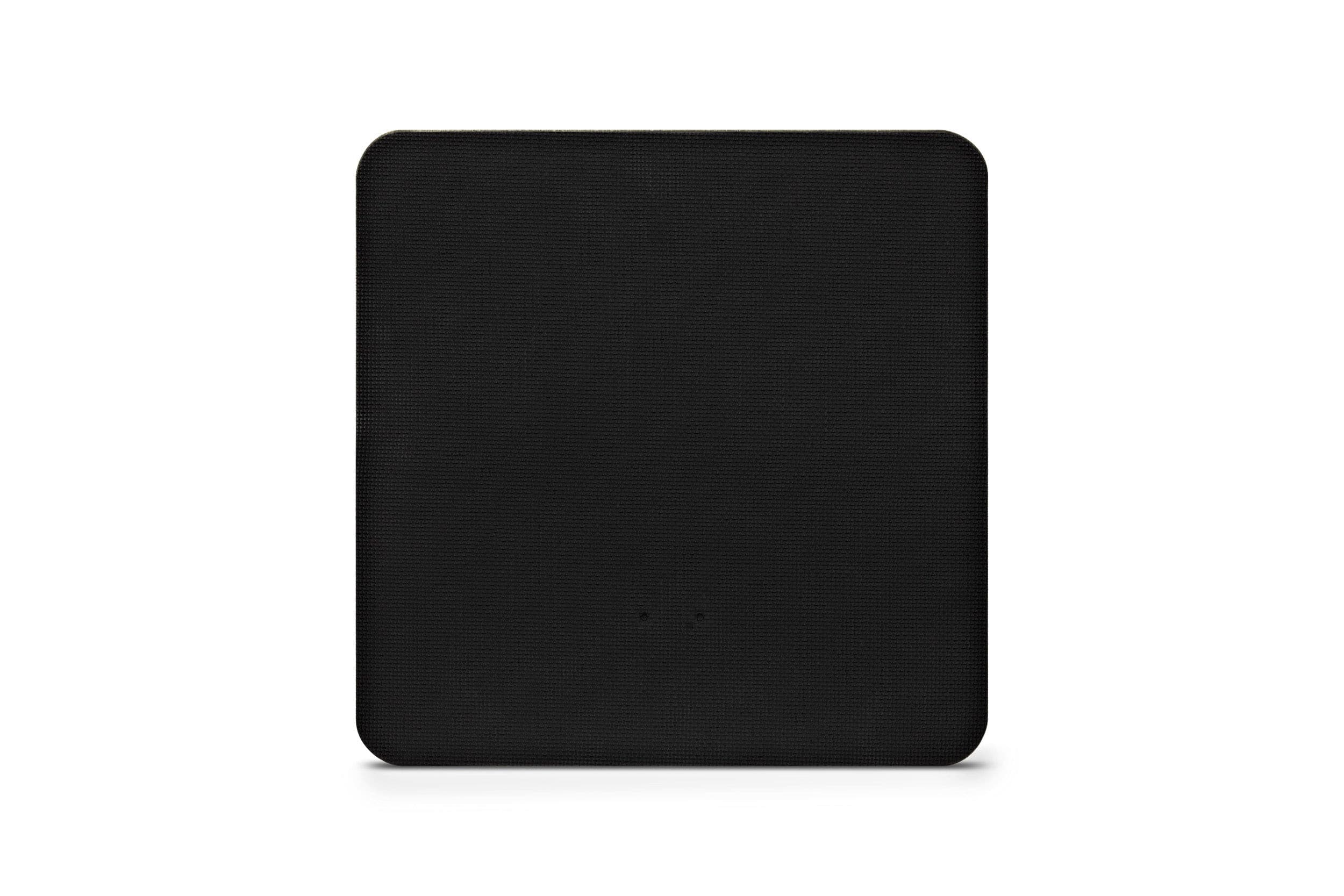 the underneath of the TENS Comfee Foot Pad. Black non slip material. Pad only in photo.