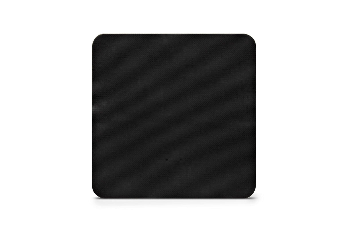 the underneath of the TENS Comfee Foot Pad. Black non slip material. Pad only in photo.