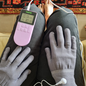 Pain Relief Gloves only - Attach to TENS Power3 (not included)