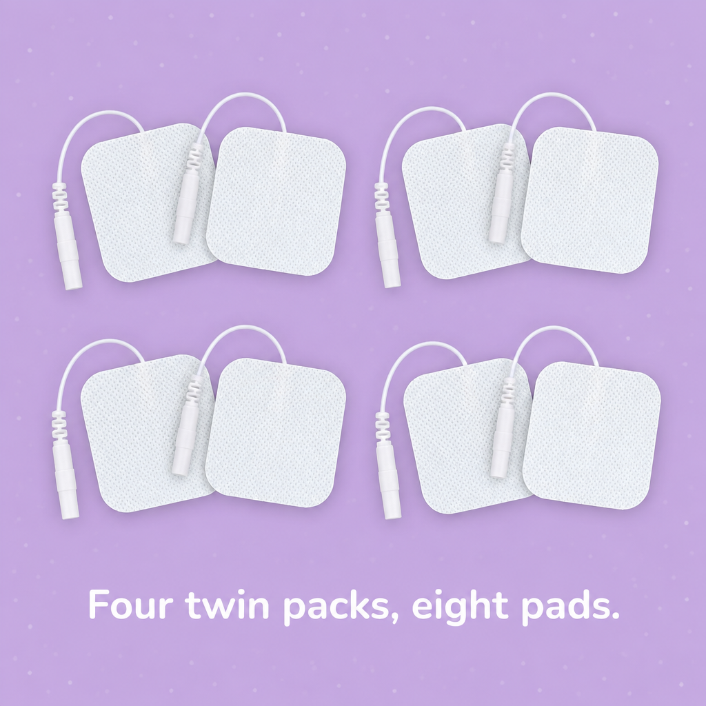Four twin packs shown as eight wired pads