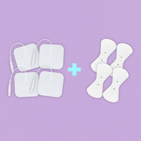 Sticky Pad Bundle (Both types of pads) - TENS machine electrode pads. TENS Comfee power3 and TENS Comfee power square. 4 sets of each electrode pad.
