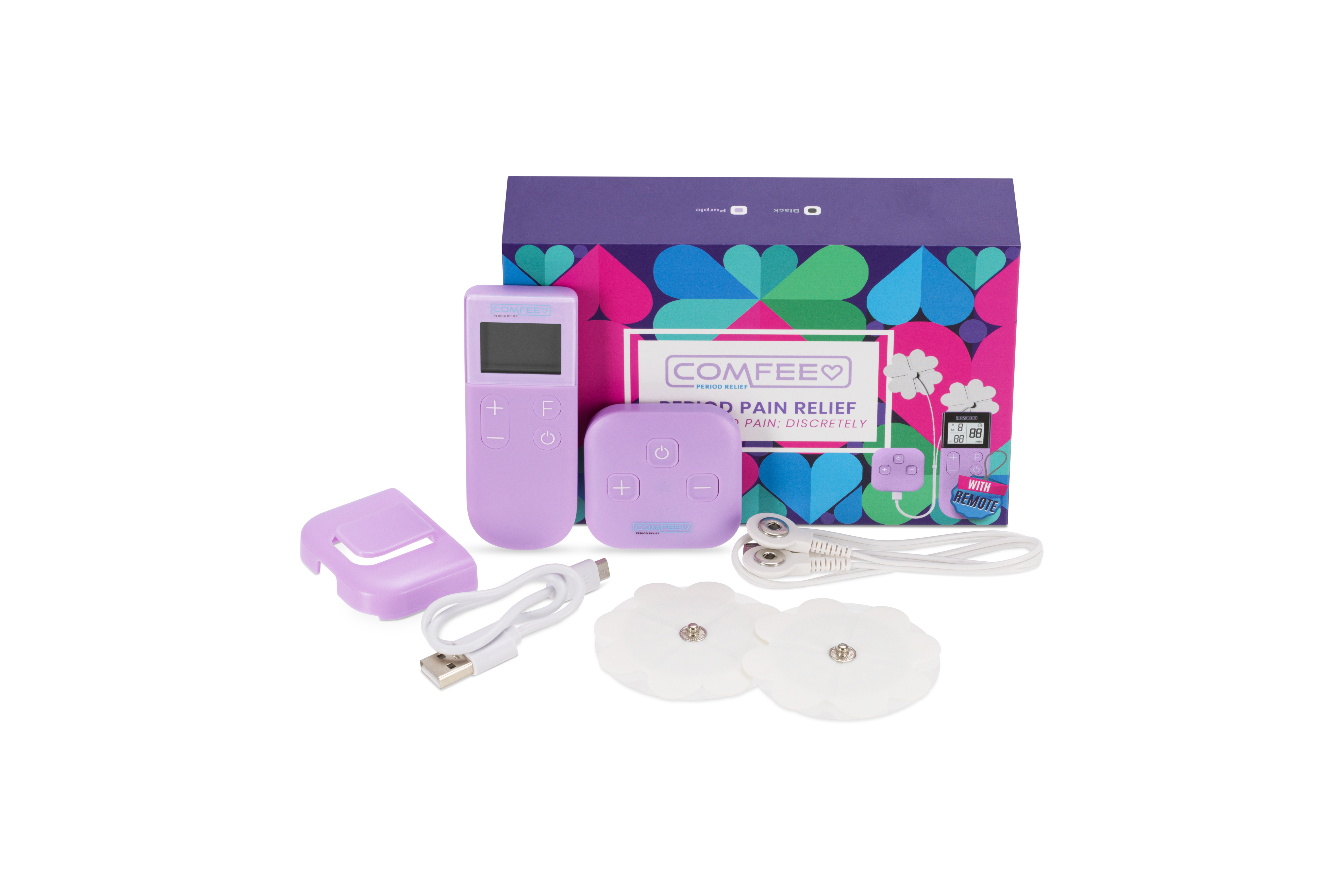 NEW PRODUCT LAUNCH!  Comfee Heart Period Relief TENS device